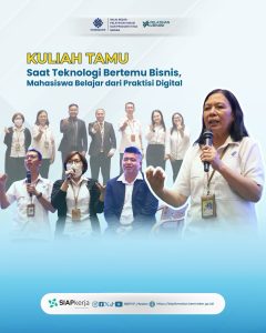 Kuliah Tamu Saat Teknologi Bertemu Bisnis, Mahasiswa Belajar dari Praktisi Digital