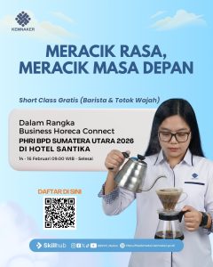 Short Class Gratis Barista & Totok Wajah