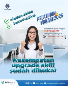 KESEMPATAN UPGRADE SKILL SUDAH DIBUKA!