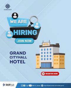 [LOWONGAN KERJA] Grand Cityhall Hotel & Serviced Residences Medan