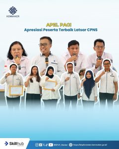 Apel Pagi, Apresiasi Peserta Terbaik Latsar CPNS