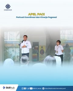 Apel Pagi Perkuat Koordinasi dan Kinerja Pegawai