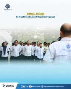 Apel Pagi Perkuat Disiplin dan Integritas Pegawai