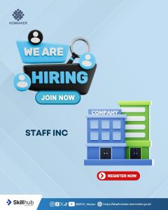 [LOWONGAN KERJA] Staff Inc