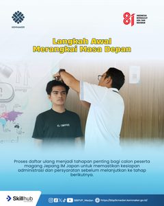 Proses Daftar Ulang Peserta Magang Jepang IM Japan di BBPVP Medan