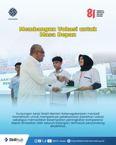 Kunjungan Kerja Wakil Menteri Ketenagakerjaan, Membangun Vokasi untuk Masa Depan