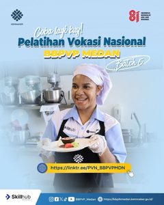 PENDAFTARAN PELATIHAN VOKASI NASIONAL BATCH 5 – BBPVP MEDAN