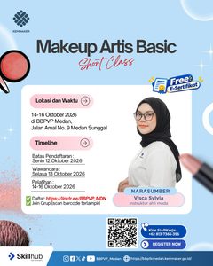 SHORT CLASS MAKEUP ARTIS BASIC di BBPVP Medan